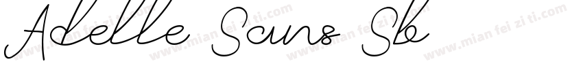 Adelle Sans Sb字体转换